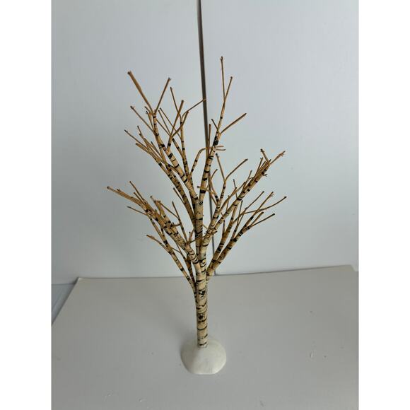 Dept. 56 Christmas Tree Village Winter Birch Trees Set of 8 Box Various Sizes - Picture 3 of 8